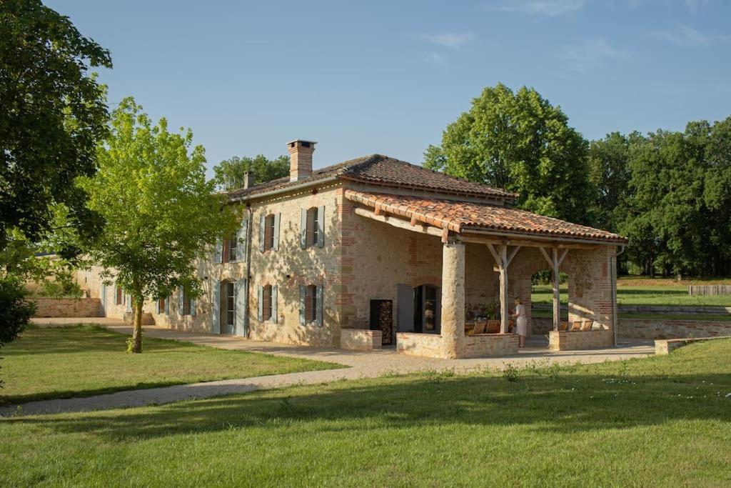 L'Heritier, Maison Climatisee, 12Pers Avec Piscine Villa Marzens Bagian luar foto