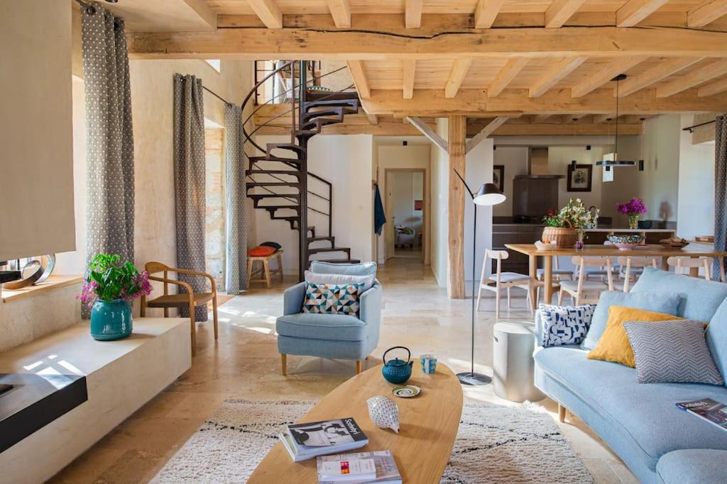 L'Heritier, Maison Climatisee, 12Pers Avec Piscine Villa Marzens Bagian luar foto