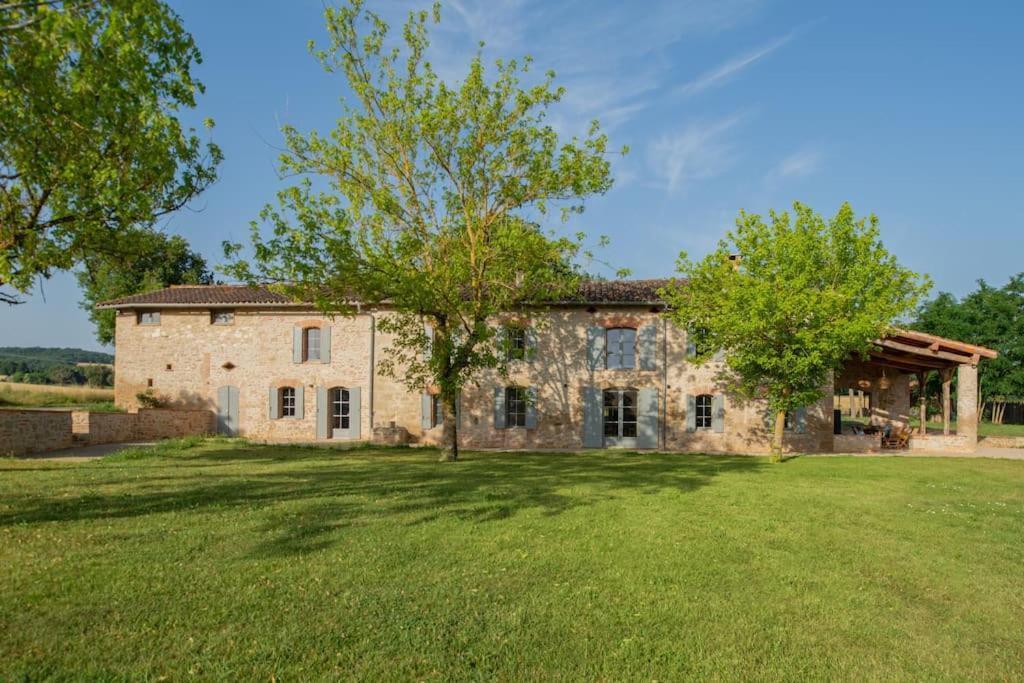 L'Heritier, Maison Climatisee, 12Pers Avec Piscine Villa Marzens Bagian luar foto