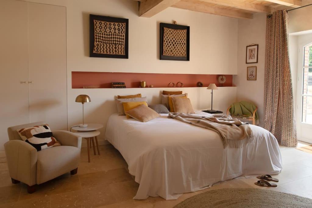 L'Heritier, Maison Climatisee, 12Pers Avec Piscine Villa Marzens Bagian luar foto